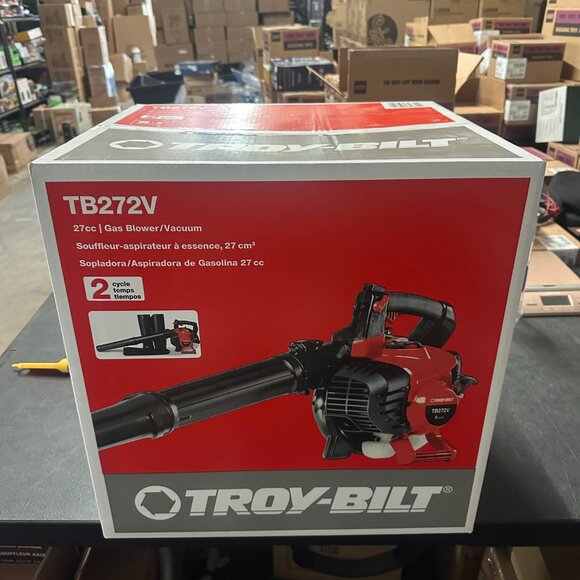 Troy-Bilt TB272V 2-Cycle Leaf Blower/Vac/Shredder, 27cc - Picture 2 of 2